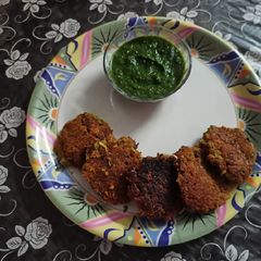 A picture of Rajma kabab.