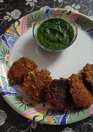 A picture of Rajma kabab.