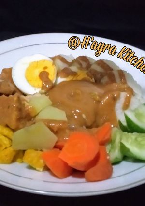 Foto resep Gado-gado Bumbu Pecel