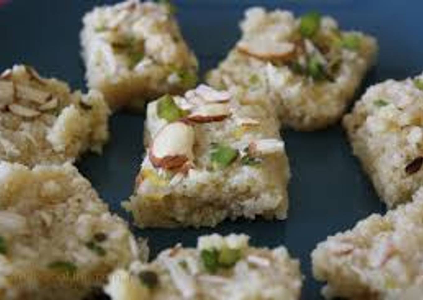 Kalakand (Indian style ricotta cheesecake)