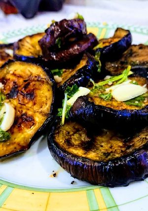 A picture of Grilled Aubergine.