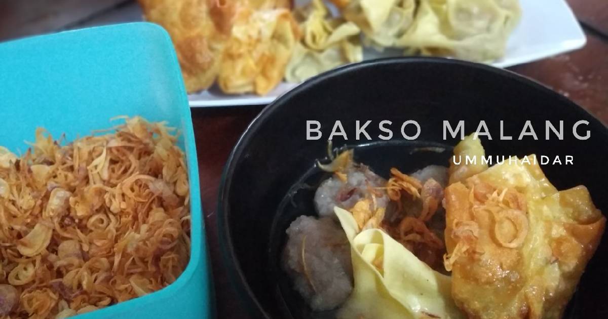 Resep Bakso Malang Oleh Ummu Haidar Cookpad