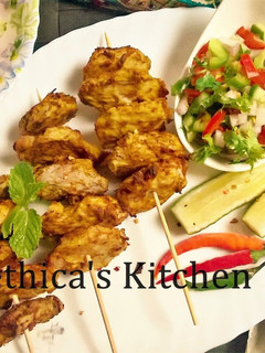 A picture of Grilled Arbi (Colocasia) Bites.