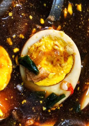 Hình của món Trứng ngâm nước tương dễ làm tại nhà.
