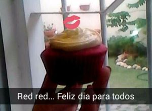 Una foto de Red velvet en cupcakes