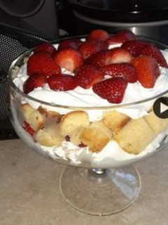 A picture of Strawberry shortcake.