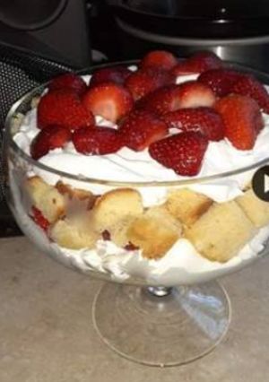 A picture of Strawberry shortcake.