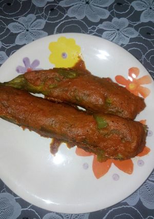 صورة لوصفة طرشي محشي والله غير بنة