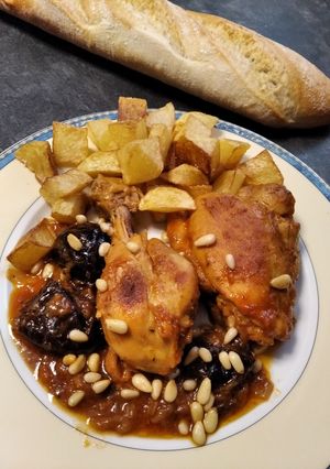 Una foto de Pollo a la catalana