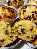 Muffin all' arancia e gocce di cioccolato