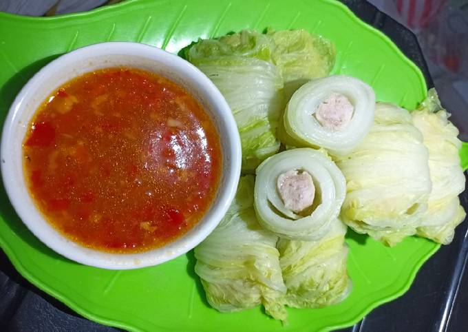 Resep Sawi Gulung Isi Ayam Oleh Anjar Muhayyaroh Umma Ciya Cookpad