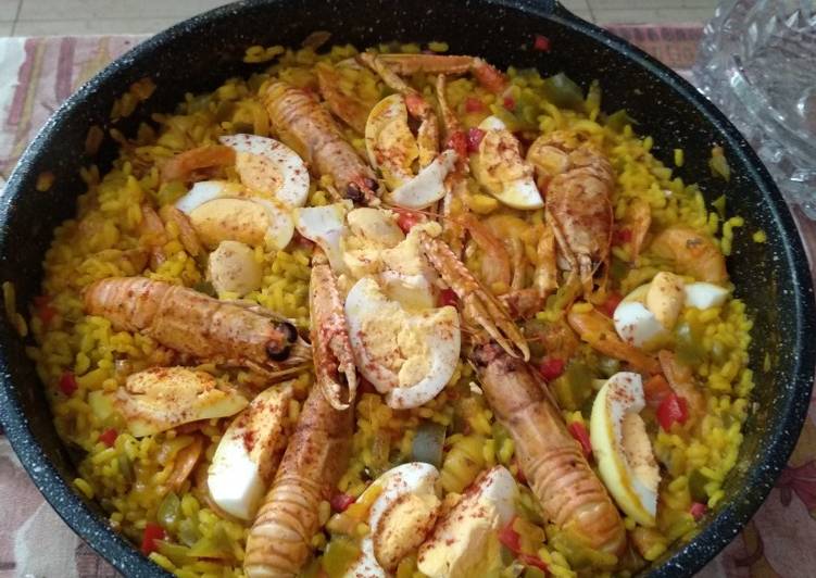 Paella de marisco