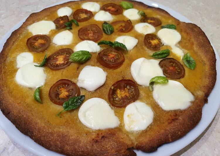 Easiest Way to Make Homemade Pizza gialla con pomodorini camoni e mozzarella di bufala