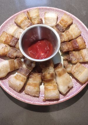 A picture of Fried Pork Belly.
