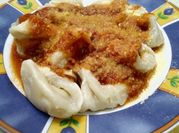 Una foto de cappelletti de jamon y queso