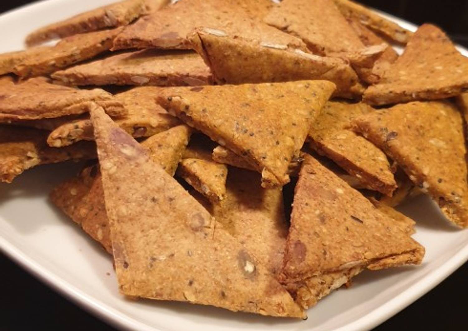 'Fit' Crackers caseros Receta de Raquel Cookpad