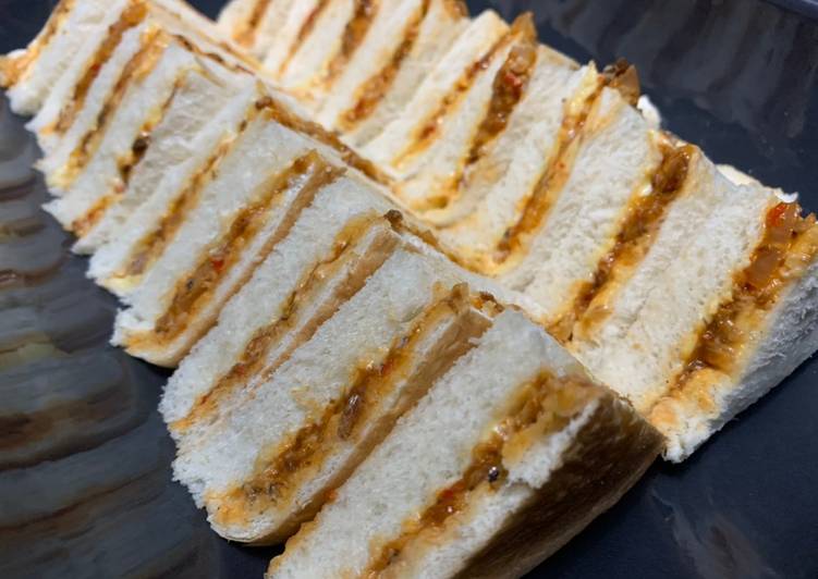 Cara Buat SANDWICH SARDINE BABY 🙊🙊 yang Sedap