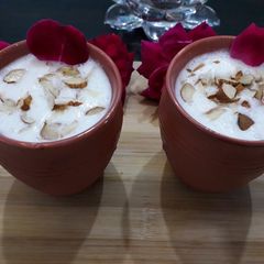 A picture of Dry fruit lassi navratri special.