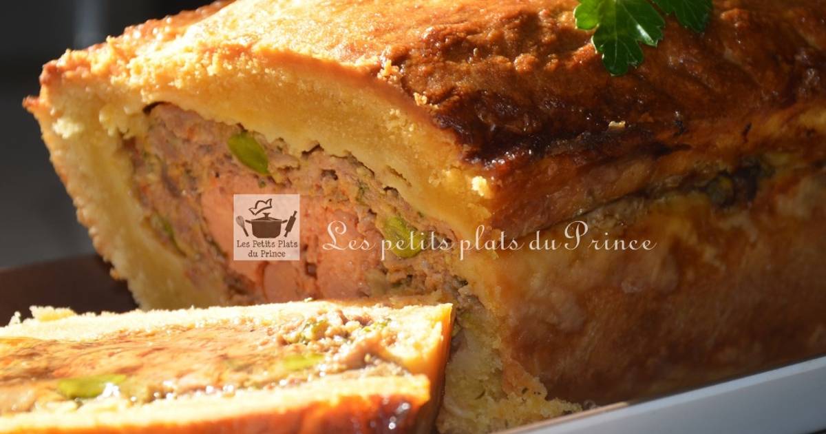 Pâté de canard en croûte avec un cœur de foie gras de Les petits plats