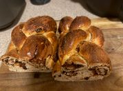 A picture of raisins loaf