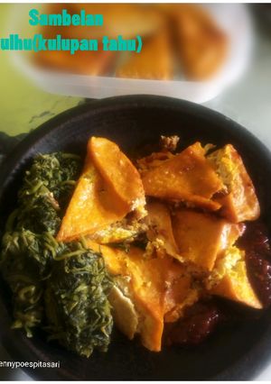 Foto resep Sambelan Kulhu(kulupan tahu)