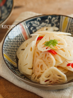 涼拌蓮藕 的食譜成品照片