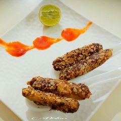 A picture of Potato oats fingers :-.