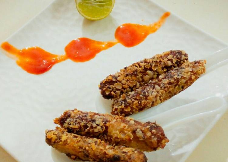 Potato oats fingers :- Potato oats fingers :-