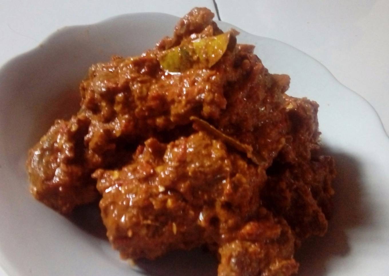 Rendang daging sapi