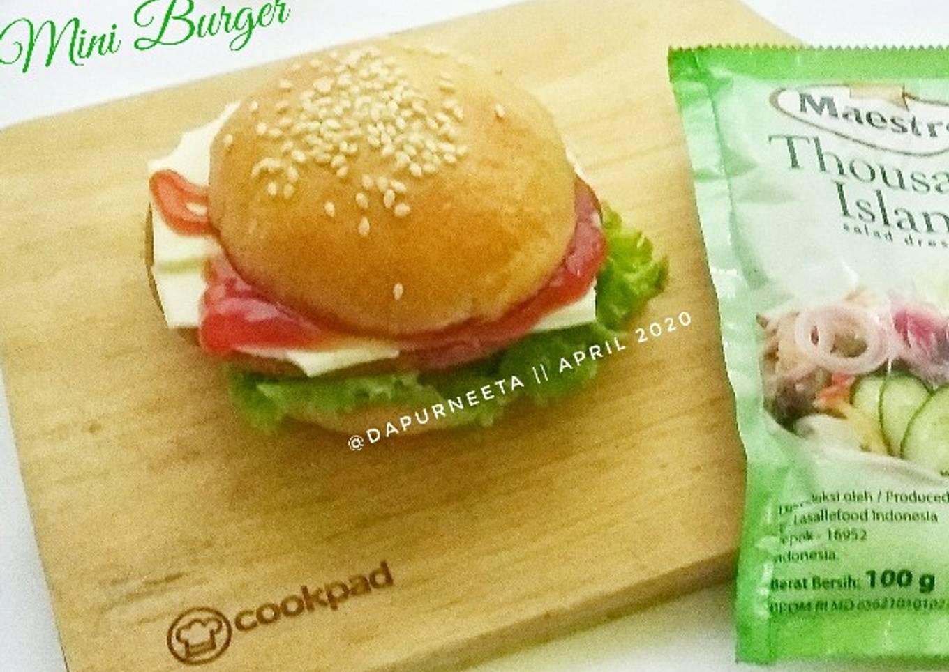 Roti bund(mini burger)