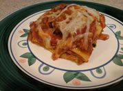 A picture of pasta lasagne