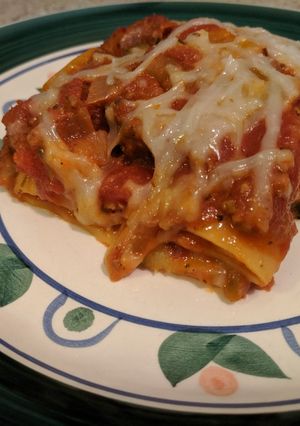 A picture of Ray's Vegan Lasagna.