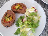 Rollo relleno de verduras expres