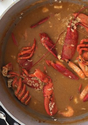 Foto principal de Arroz caldoso de bogavante, calamar sepia y langostinos 🍤
