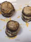 Berenjenas con puré de Boletus y babilla de ternera