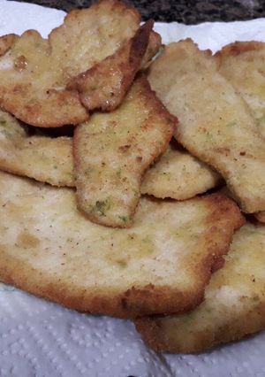 Una foto de Filetes de pollo empanados
