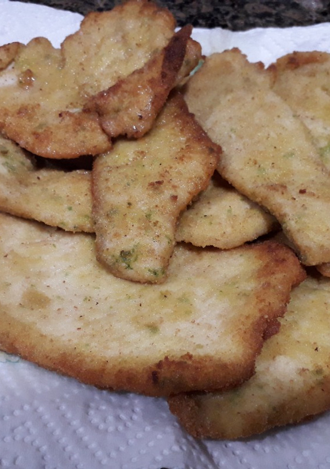 Una foto de Filetes de pollo empanados