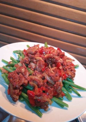 Foto resep Baby Buncis Tumis Kornet