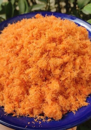 Hình của món Chà bông tôm mẹ làm.