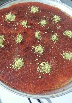 صورة لوصفة كنافة نابلسية اصلية من تحت دياتي