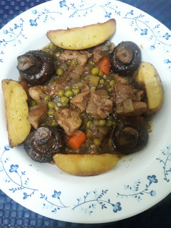 Una foto de Ragout de cerdo ibérico al Pedro Ximénez