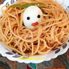 नूडल्स विथ ऑनियन एंड टमाटर (noodles with onion and tamatar recipe in Hindi)-レシピのメイン写真