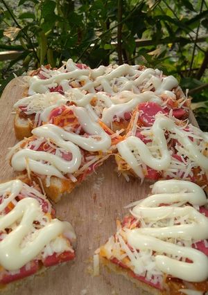 Foto resep Pizza roti tawar