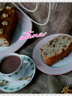 عکسی از دستور کیک موز و گردو آتنا