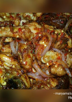 A picture of Peppered chicken.
