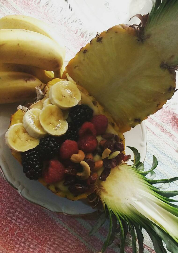 Una foto de Piña smoothie bol