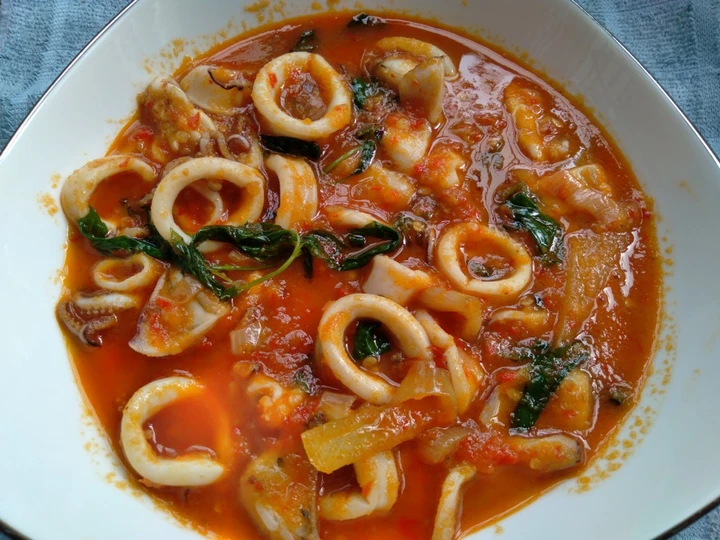 Langkah Gampang Membikin Resep Cumi sambal yang Bisa Manjain Lidah Anti Ribet, Bikin Ngiler