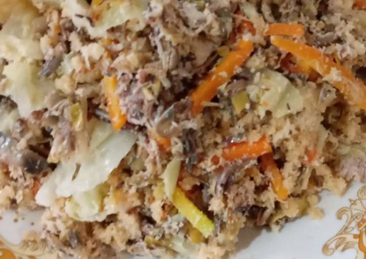 Resep: Urap jantung pisang bahan sederhana