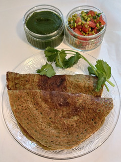 A picture of Moong Dal Chilla.