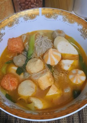 Foto resep Tom yum bakso seafood